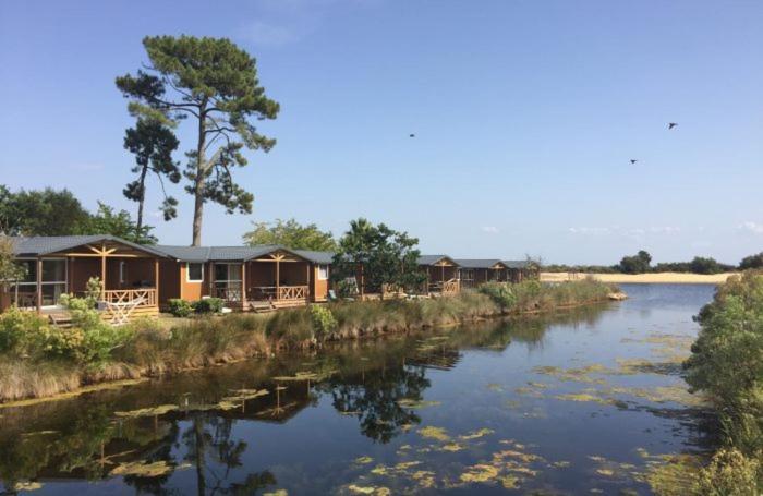 Mobile-Home 6 Personnes Cap Ferret Claouey Buitenkant foto