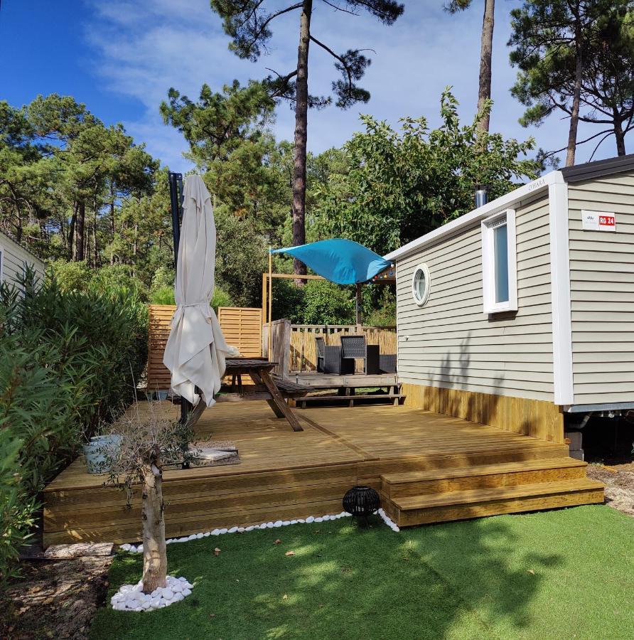 Mobile-Home 6 Personnes Cap Ferret Claouey Buitenkant foto